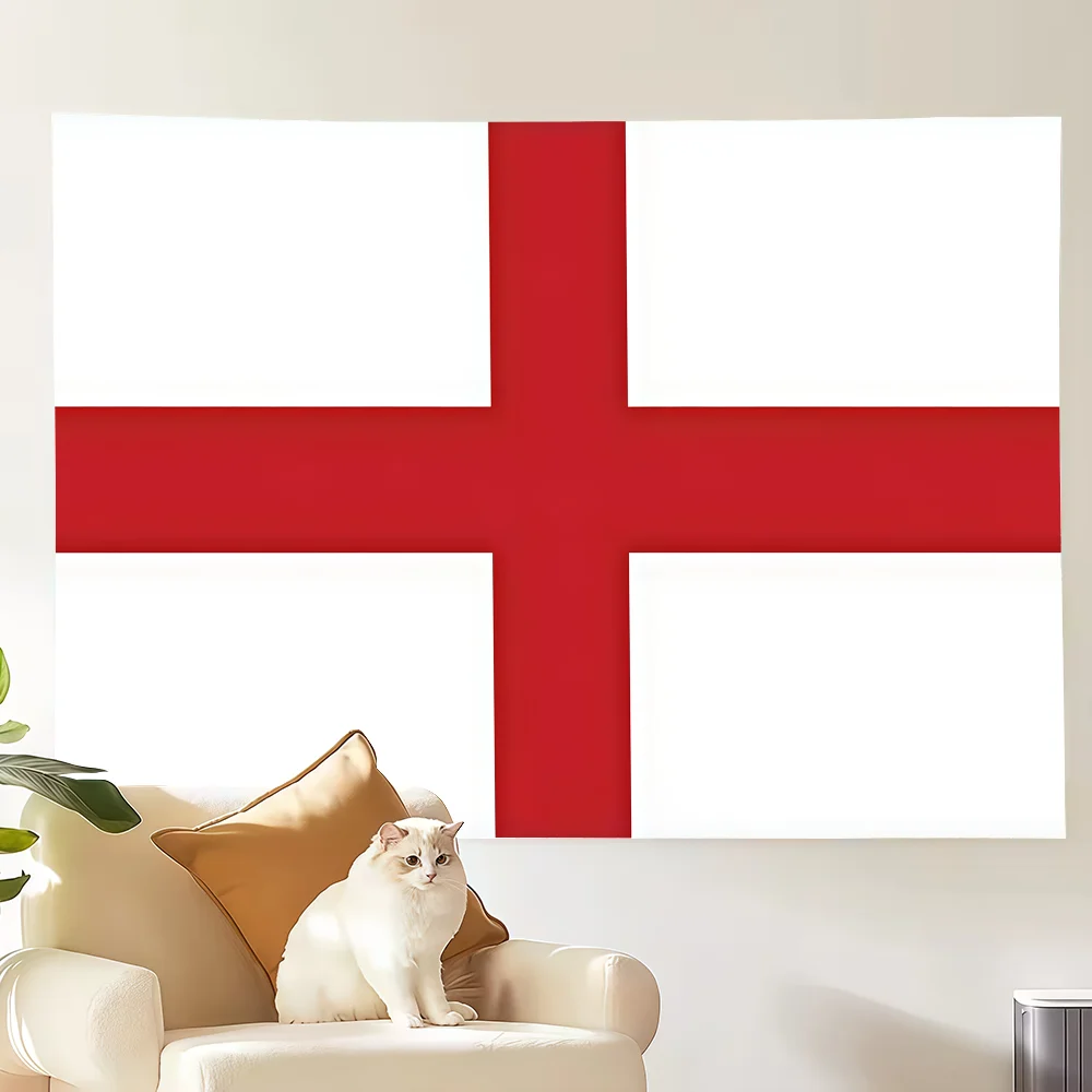 الصليب الأحمر المملكة المتحدة إنجلترا العلم العلم الديكور الفن نزهة حفلة المنزل معلقة التخييم في الهواء الطلق راية الحفلات