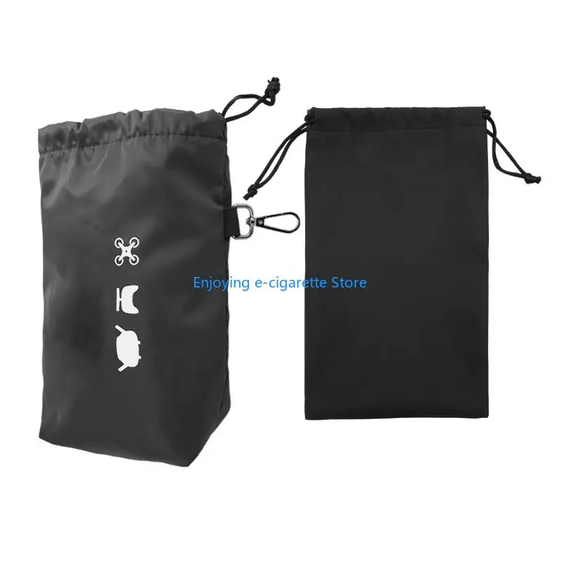 Weiche Samt FPV Brille Tragetasche Schnell Zugriff Kordelzug Leichte Reise Handtasche Drohnen Körper Fernbedienung Y4QF – Detail 10
