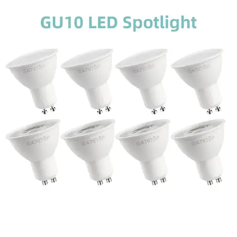 1-10pcs Base GU10 Spotlight Bulb AC220V 110V LED Lighting 3W 5W 6W 7W 8W 9W Good Quality For the Family Living Room Lampara Led