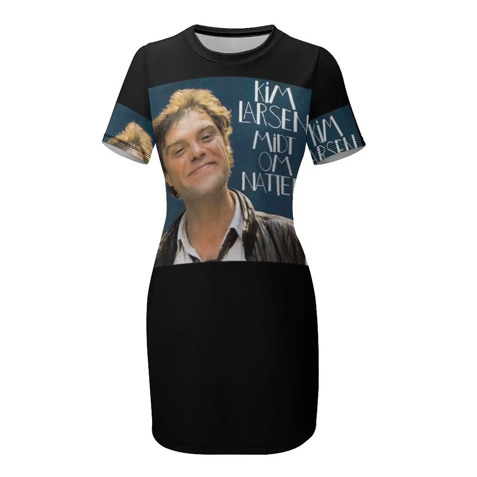 キム・ラーセン・ミッドト・オム・ナッテン tシャツ半袖ドレス女性のファッションドレスレディースドレス夏の服女性用ドレス