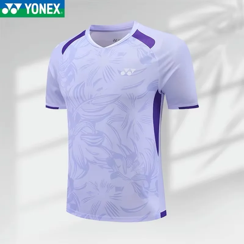 YONEX Badminton Suit Tennis Quick-drying Top Short-sleeved T-shirt Sweat-absorbing Deodorizing Breathable - view 3
