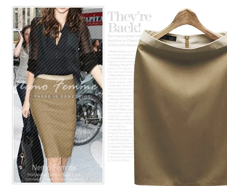 Brown with beige waist