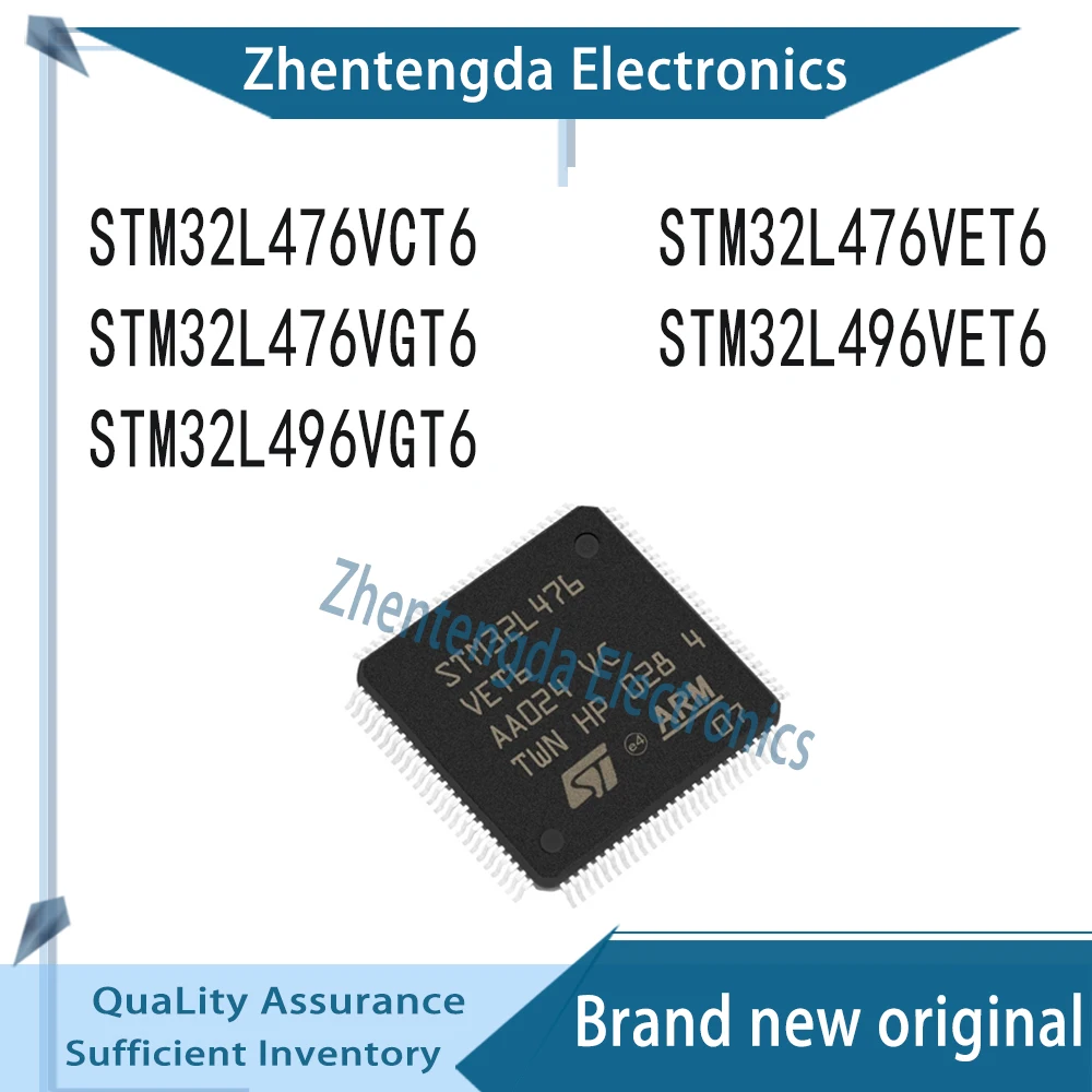 STM32L476 STM32L496 STM32L476VCT6 STM32L476VET6 STM32L476VGT6 STM32L496VET6 STM32L496VGT6 IC MCU Chipset LQFP-100