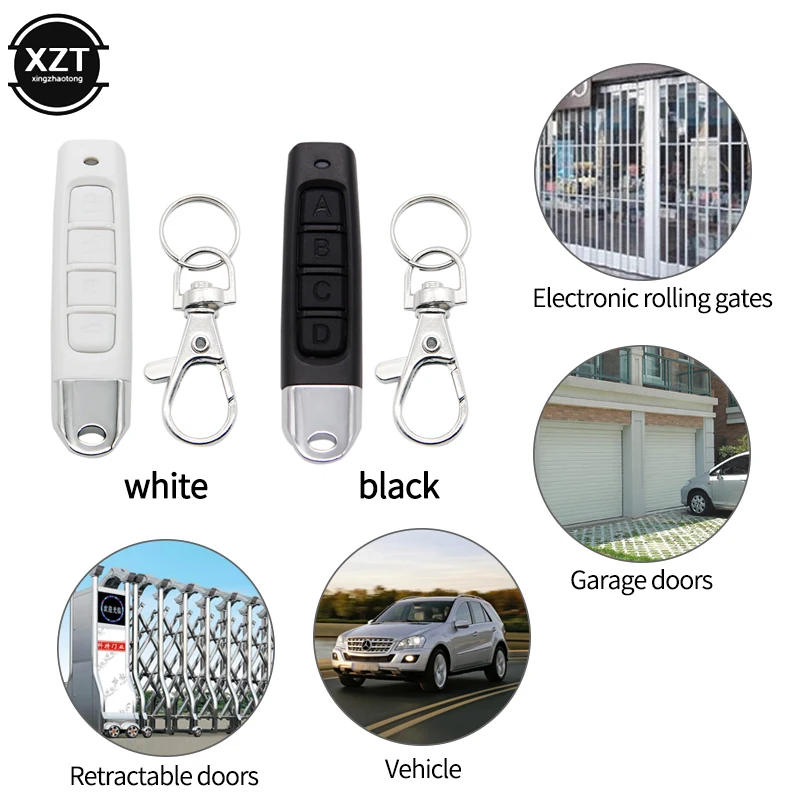 433MHz Auto Copy Remote Control Electric Garage Door Opener Remote Controller Duplicator Clone Cloning Learning Rolling Code