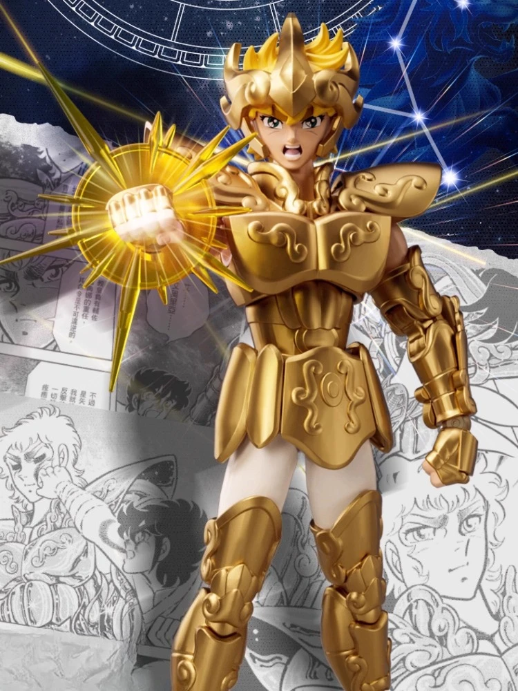 BLOKEES Saint Seiya blocs de construction homme jouets assemblés taureau Aldebaran sagittaire Aiolos modèles ornements Collection cadeaux
