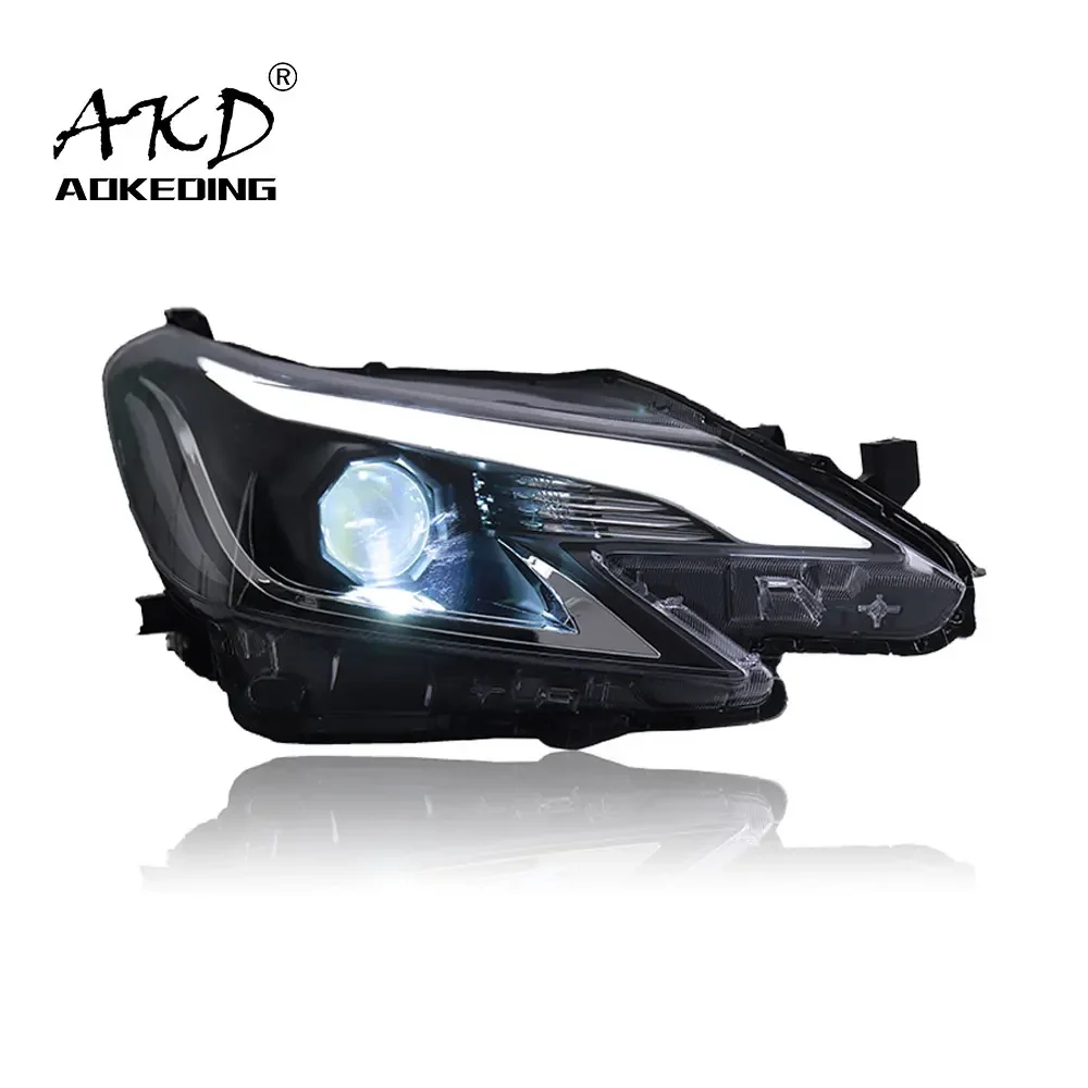 Car Styling Head Lamp for Reiz Mark X headlights 2014-2020  LED Headlight Bi Xenon Projector Lens Angel Eye DRL Signal Lamp