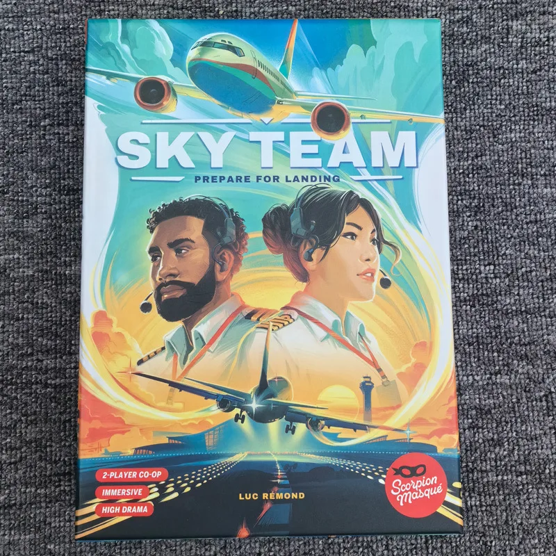 

English Version of Sky Team Two-person Team Cooperative Communication Restricted Card Casual Party Board Game