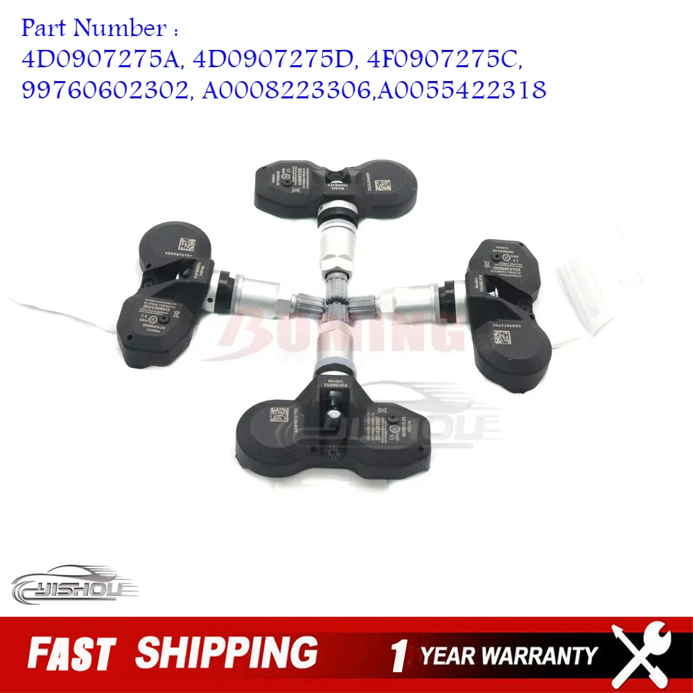 

TPMS 4D0907275C Датчик контроля давления в шинах 433 МГц для Audi A8 S8 Bentley Continental GT для Volkswagen Phaeton 2004-2009