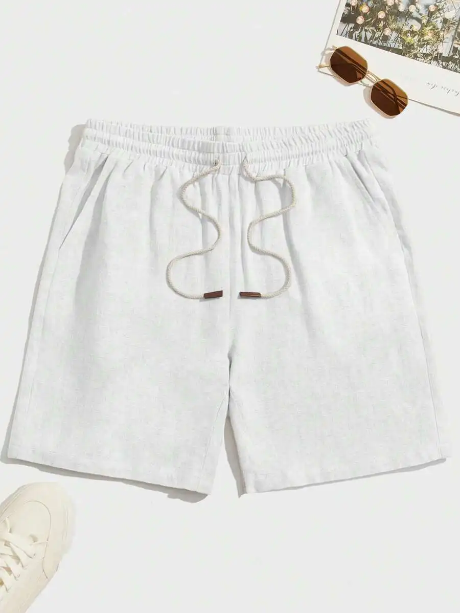 

Loose Fit Mens Drawstring Waist Casual Shorts