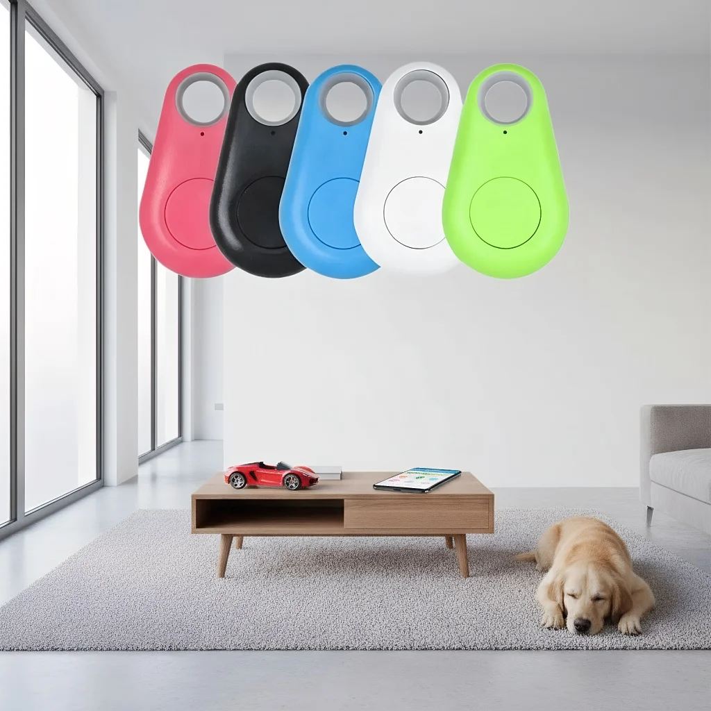 

​ ​ Мини-умный трекер для домашних животных — Bluetooth 4,0 GPS-тег с защитой от потери сигнализации для ключей и кошелька для собак ​ ​