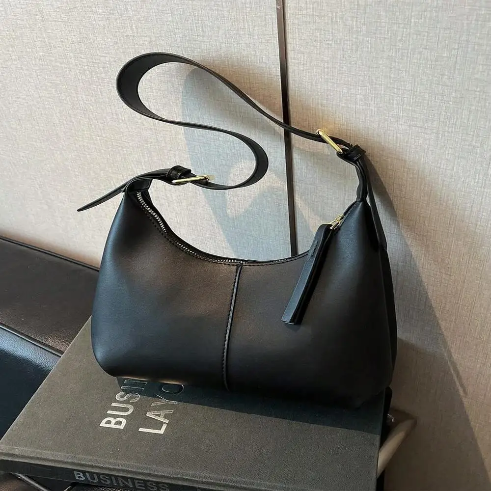 

Minimalist Soft PU Solid Color Mini Bag - Women's Underarm/Hand Carry/Crossbody For Daily Commute