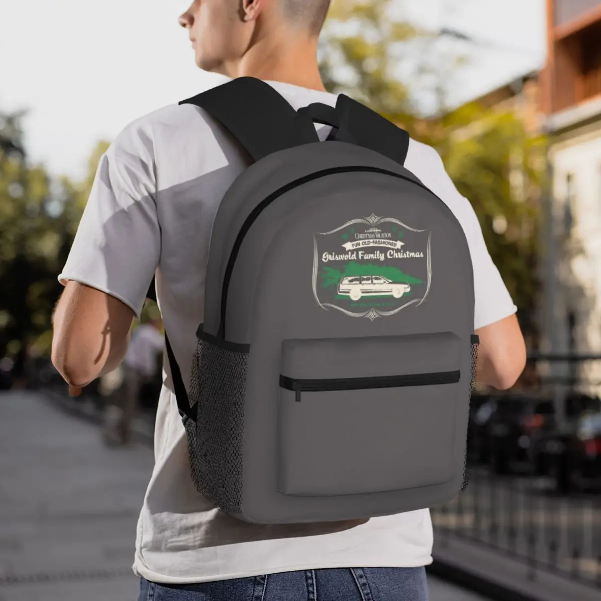 National Lampoon's Christmas Vacation Backpack Student BookBag Children School Bag Laptop Shoulder Bags for Boys Girls