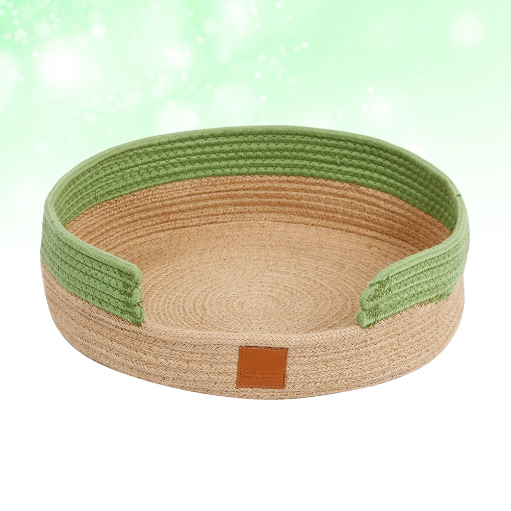 

Snuffle Mat for Cats Claw Grinding Bed Scratching Board Pet Knitting Nest
