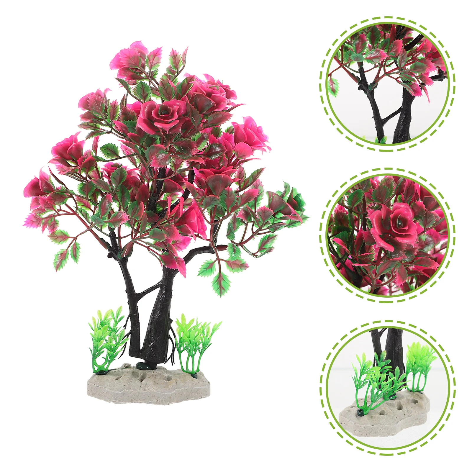 

Aquarium Decorations Fish Tank Tree Fake Plastic Aquatic Ornament Artificial Tree Fish Tank Decoration Accessories Landscape
