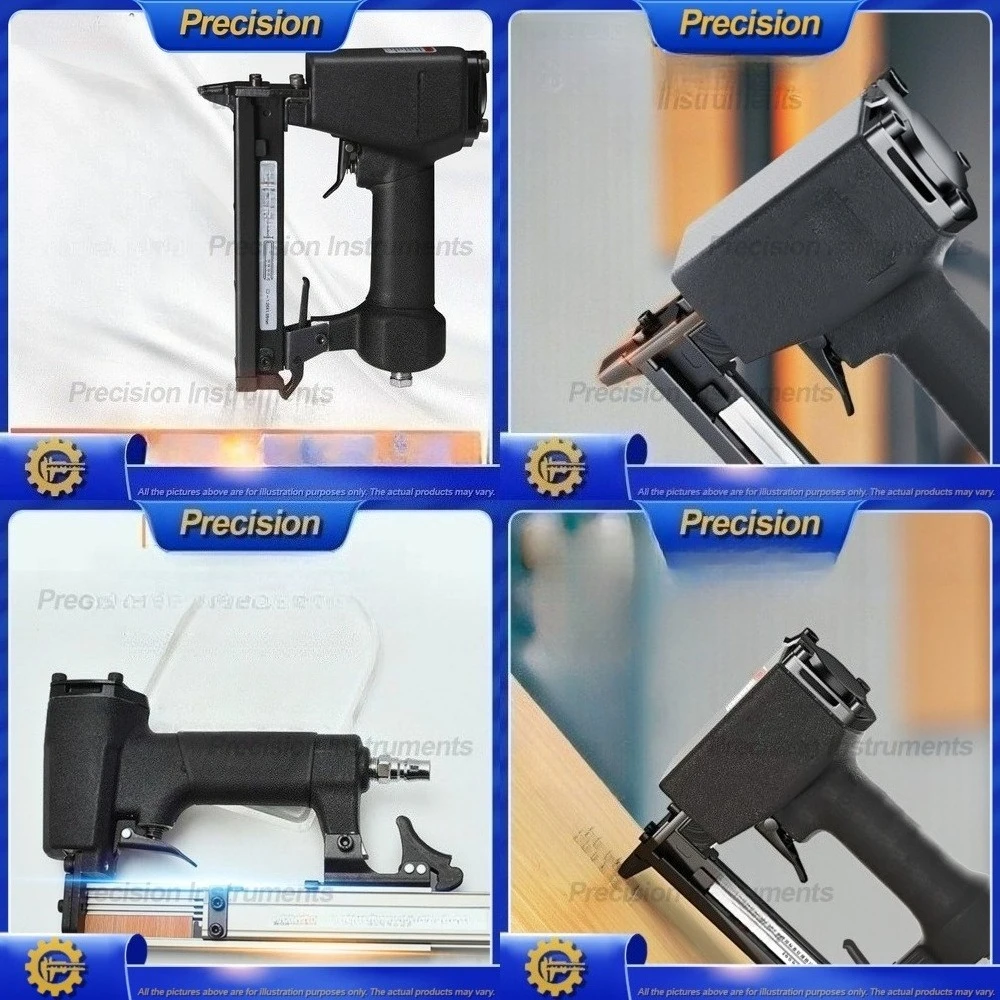 

2026 Heavy Duty Pneumatic Nail Gun for Woodworking Straight Fencing Nailer Compatible with ST64 Staples Fastener Tool