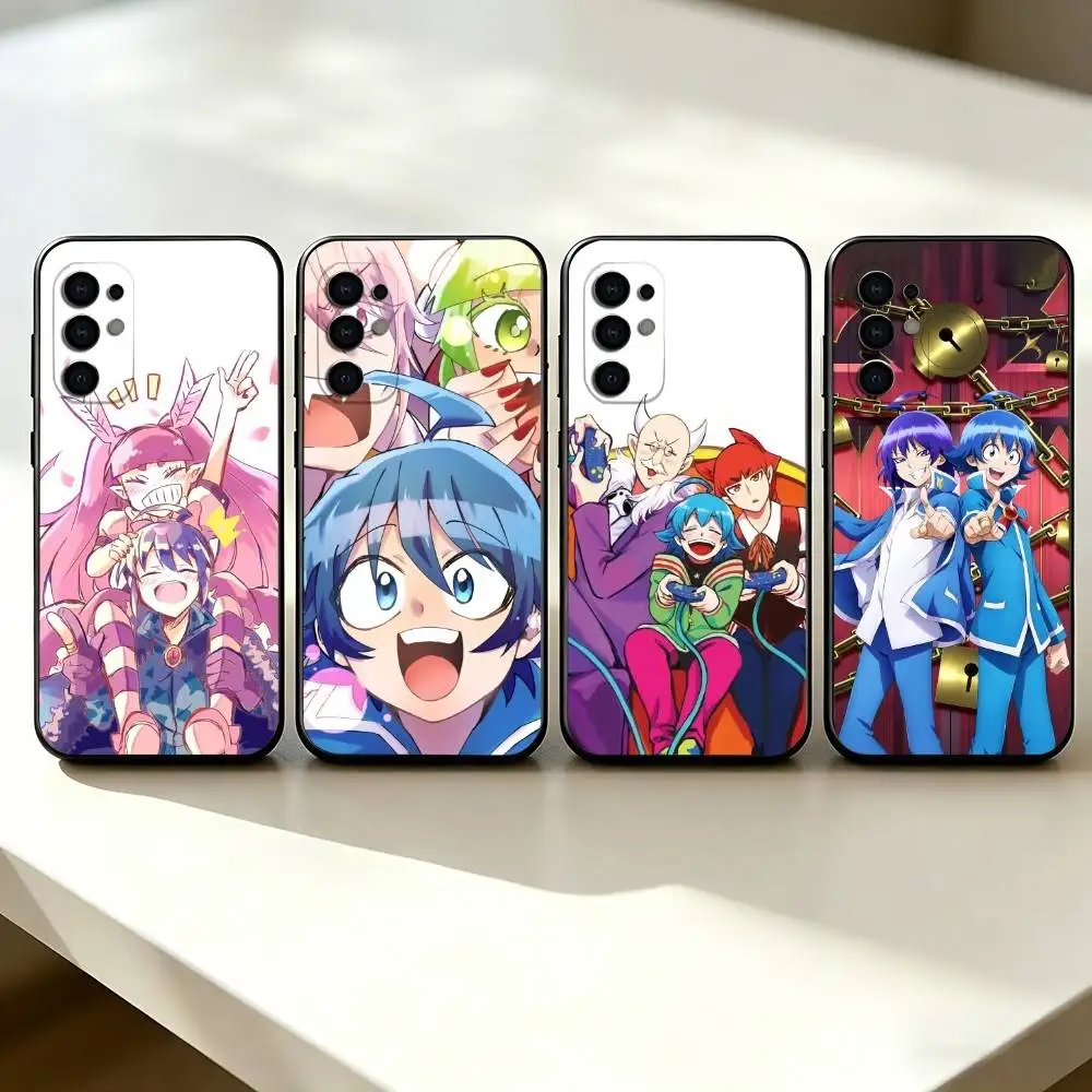 Mairimashita! I-Iruma-kun Stylish Phone Case Black Silicone Soft For Samsung S25,S24,S21,S22,S23,S30,Ultra,S20,Plus,Fe,Lite