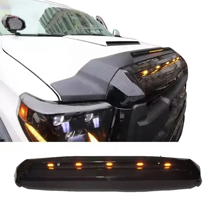 High Quality Car Hood  Bonnet Decoration LED Lamp For Toyota Tundra 2014-2020 Grille Lamp Light