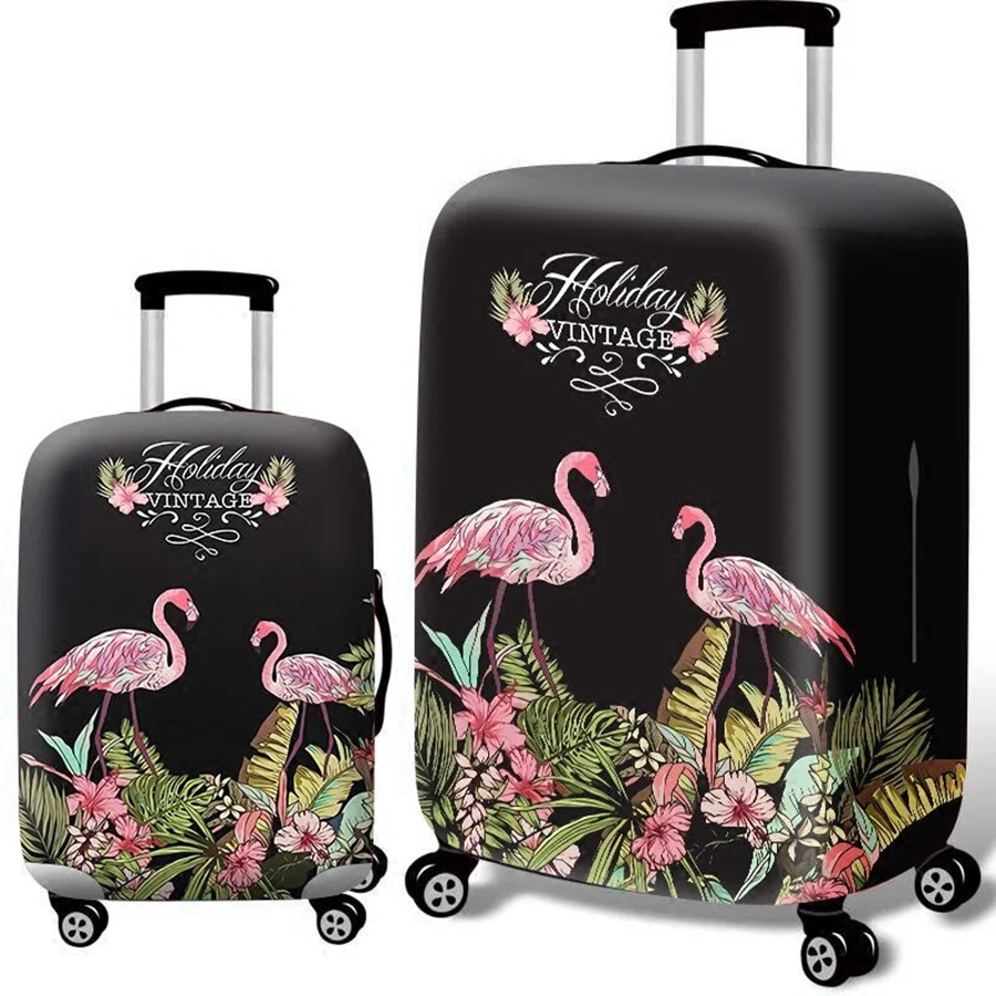 Flamingos Design Luggage Protective Cover Travel Suitcase Cover Elastic Dust Cases For 18 to 32 Inches Travel Accessories