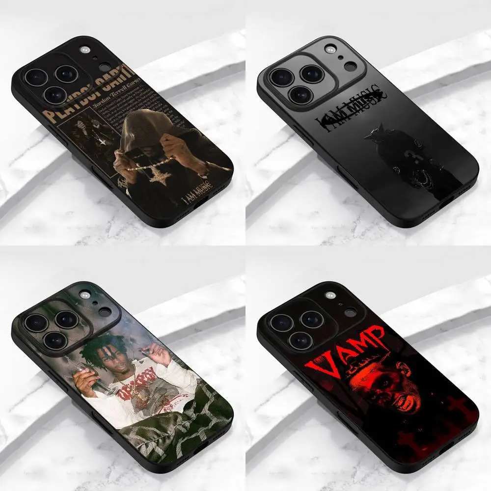 

Rap Playboi Carti Phone Case For iPhone 17 16 15 11 12 14 13 Pro Max Mini X XS XR 7 Plus 16E Shockproof Silicone Cover Fundas