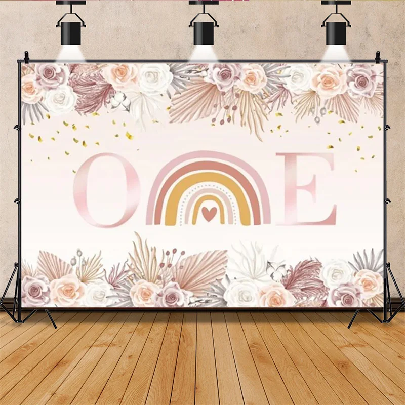 Pesta ulang tahun baru lahir Dekorasi Fotografi Latar Belakang kue meja peri istana Studio latar belakang foto Booth alat peraga PK-03