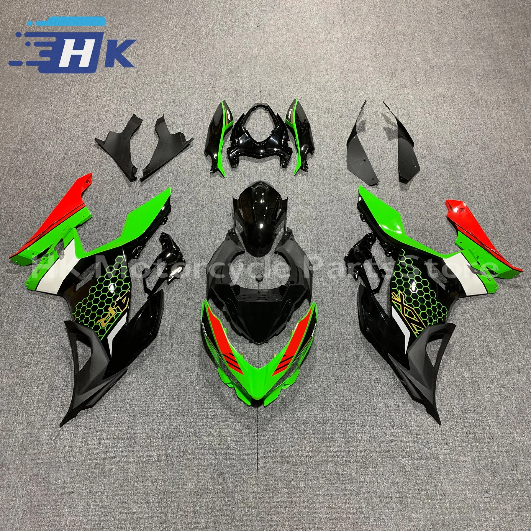 

Motorcycle fairing fit for Ninja 400 18 19 20 21 22 23 24 ZX400 EX400 2018 2019 2020 2021 2022 2023 2024 Fairing Colorful