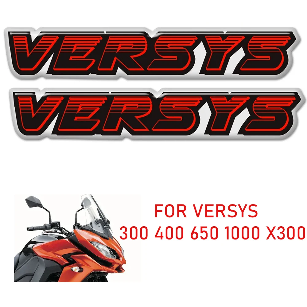 

Мотоциклетные наклейки для Kawasaki VERSYS 300, 400, 650, 1000, X300, коврик для танка, защита боковой панели, обтекатель, наклейка, эмблема