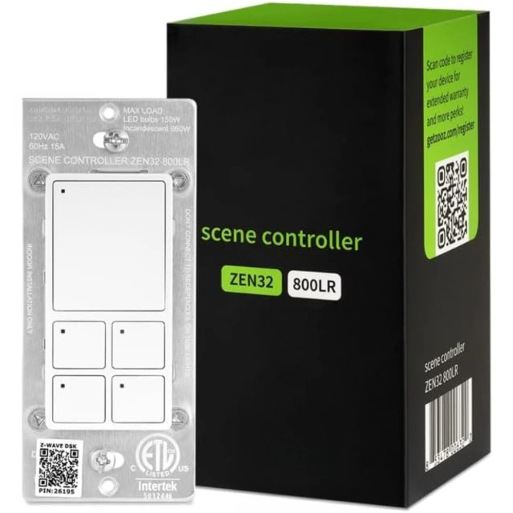 

Z-Wave LR Scene Controller with Hub Required for Smart Home Automation