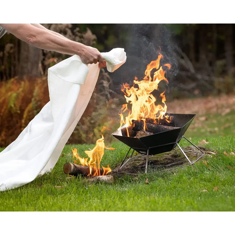 Feuerfeste Feuerlöschdecke für den Notfall