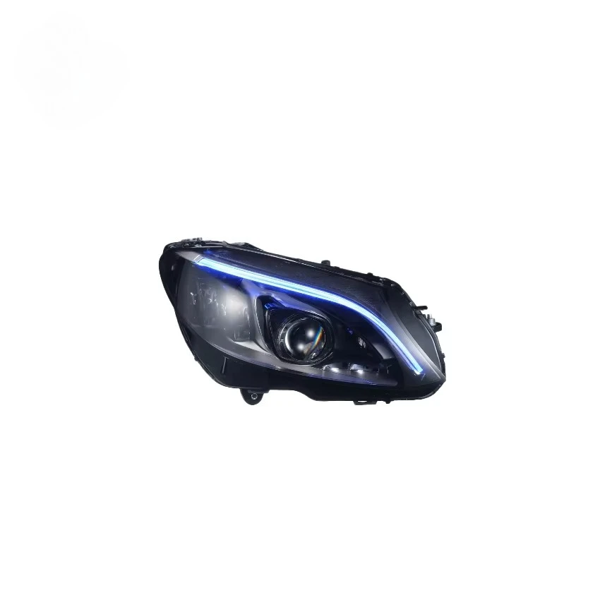 CZJF Modified LED Headlight for Mercedes Benz W205 2015 2016 2017 2018 2019 2020 Head Lamp Blue DRL High Beam Auxiliary Lens