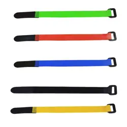 Battery Strap Belt 20*300MM Magic Sticker Nylon Reusable Cable Tie Wrap High Quality for Helicopter RC Drone Quadcopter 10Pcs