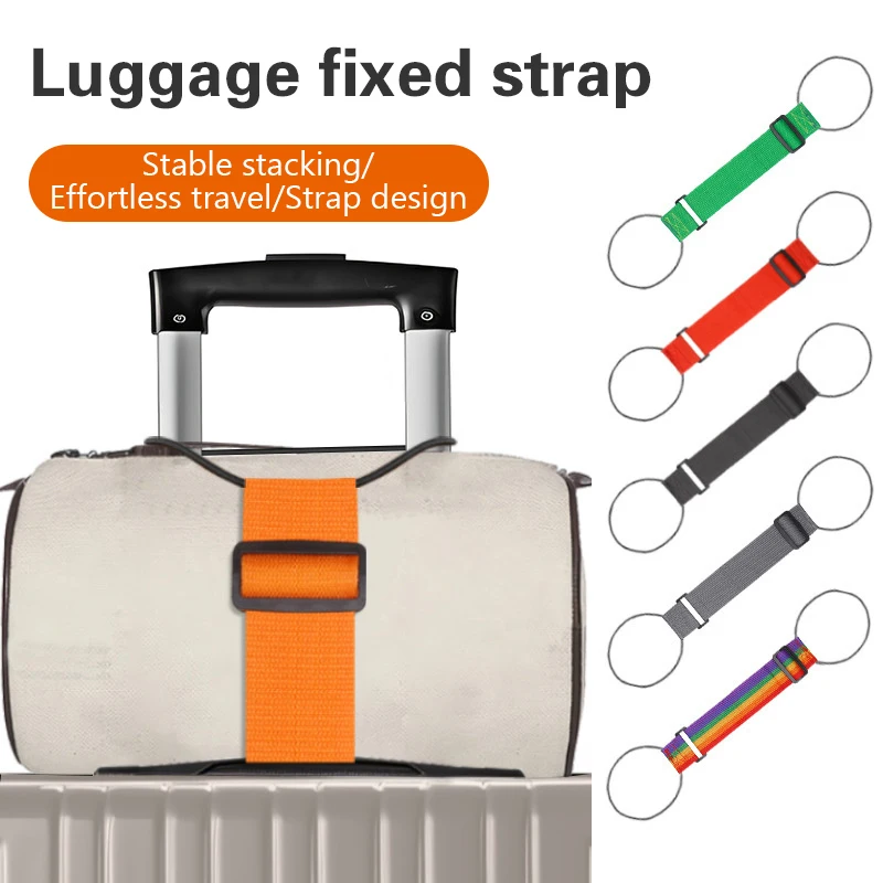 

Elastic Adjustable Luggage Strap Carrier Strap Baggage Bungee Luggage Belts Suitcase Belt Travel Security Carry On Straps