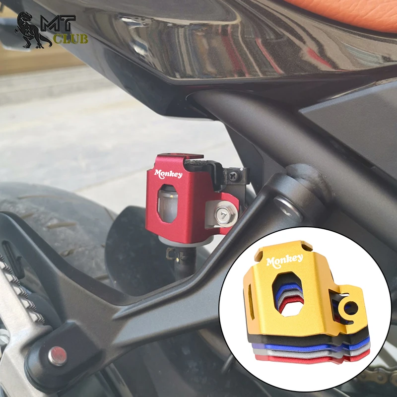 

For Honda Monkey Z 125 Z125 Monkey125 2018-2024 Motorcycle Accessories Rear Brake Fluid Reservoir Guard Cover Oil Cup Protector