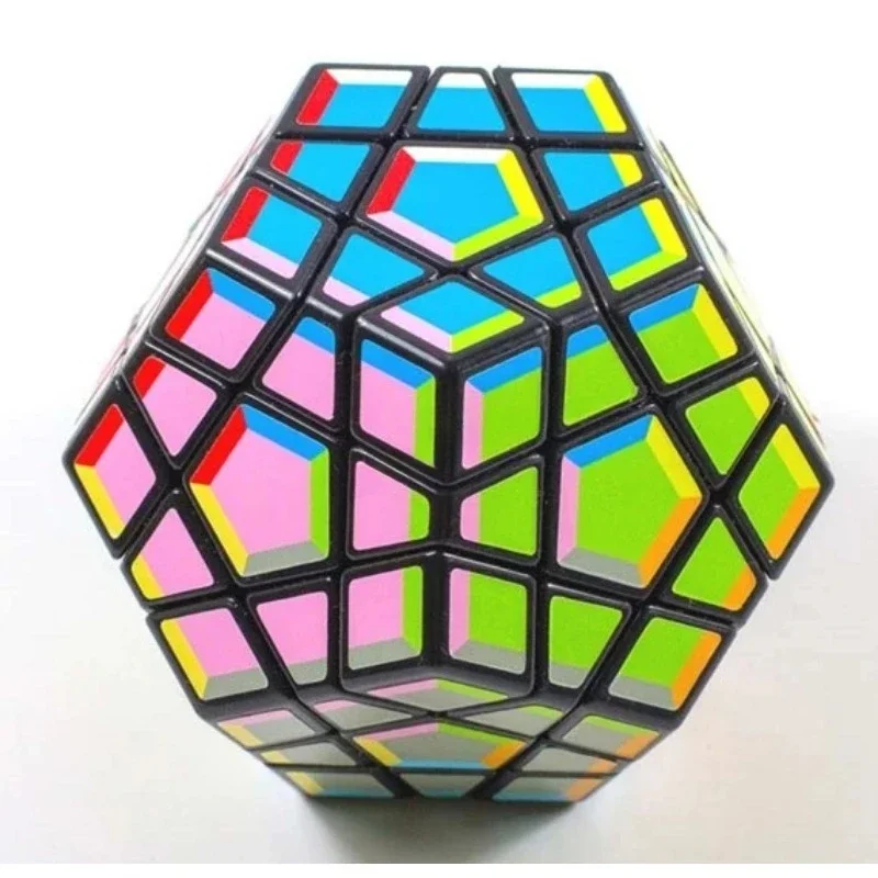 New 3x3 Megaminx Cube Calvin\'s Puzzle Super 5x5 Megaminx Black Body Gigaminx Black 5x5 Magic Cube Children\'s Educational Toy