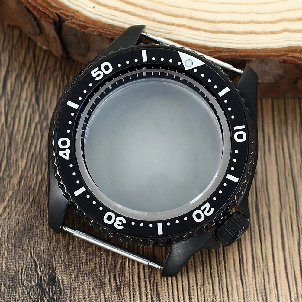 

42MM Watch Case 316L Mod Parts Sapphire For NH35 NH36 NH38 NH70 NH72 4R36 Automatic Movement 28.5mm Dial Mods 007 Case 120Clicks