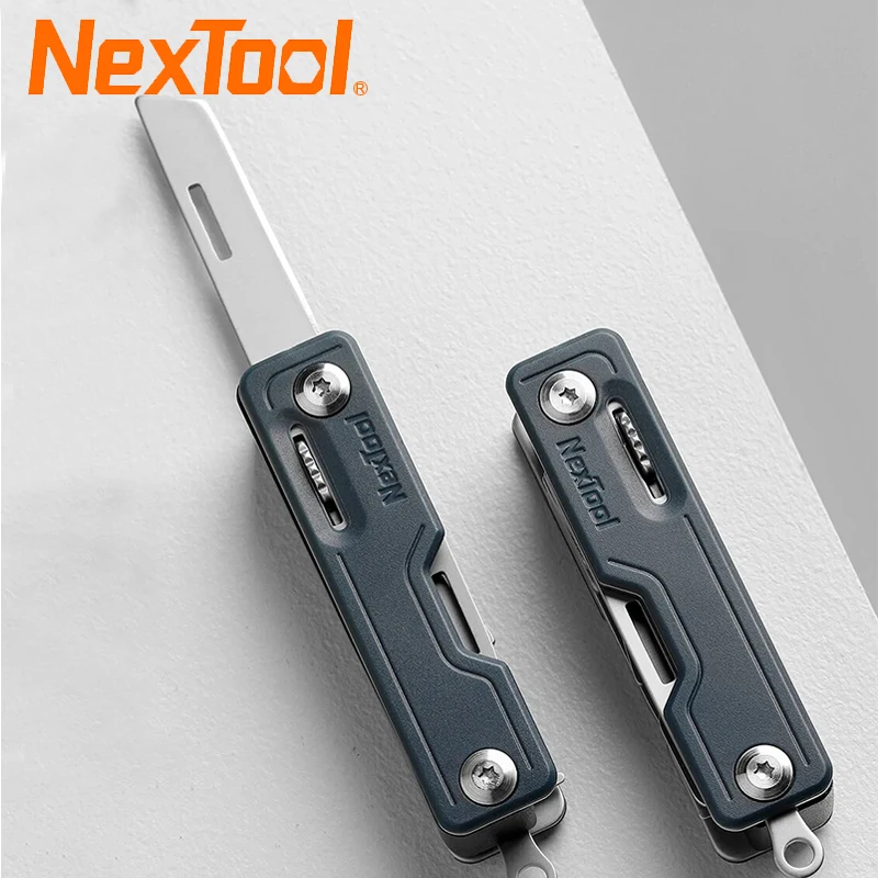 NexTool 10 in 1 EDC Multitools Knife Multifunctional Unpack Knife Scissors Screwdriver Folding Outdoor Keychain Multi Tool