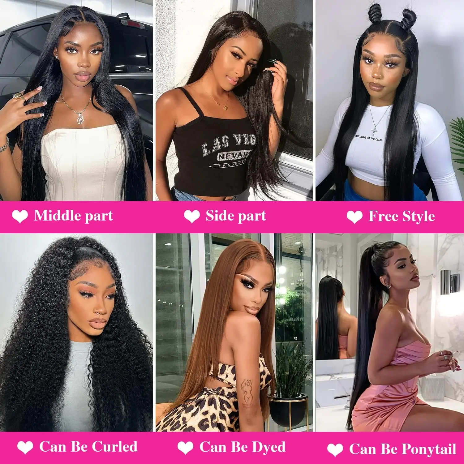 40 Inch 13x4 13x6 Pre-cut Lace Front Wigs  Baby Hair 5×5 Glueless Wear 200% Density Brazilian Straight Human Hair Wigs Black Women Remy Hair Preplucked With Baby Hair - view 8