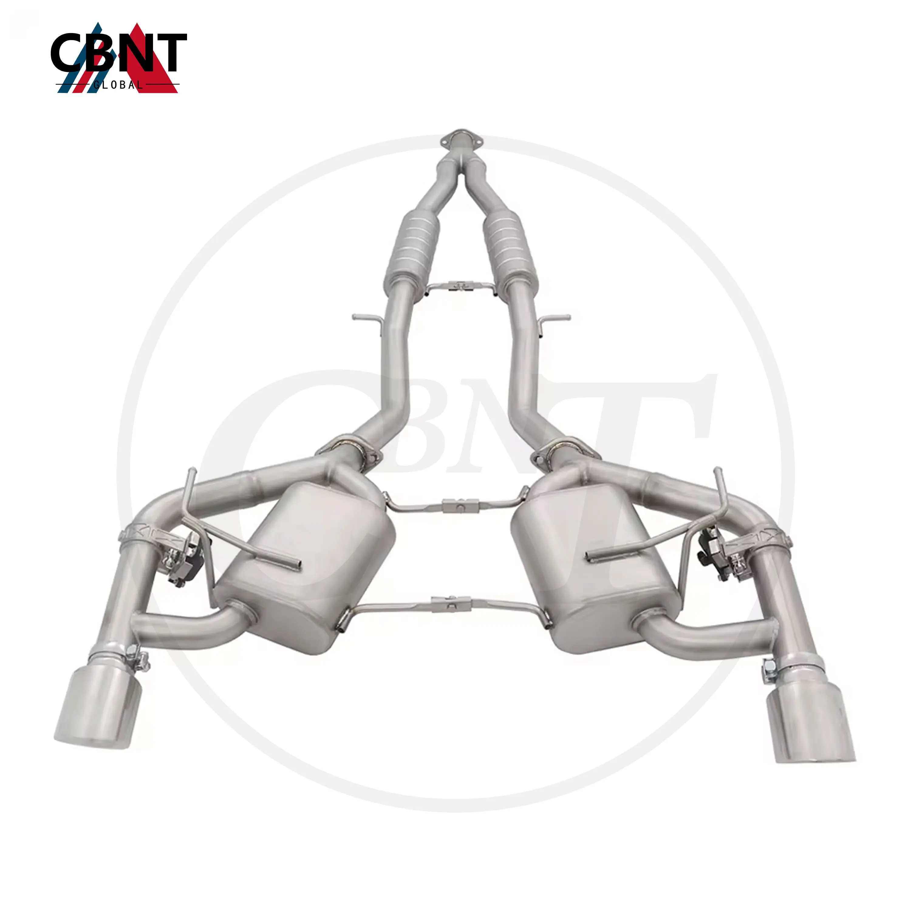 CBNT Valved Catback for Infiniti Q50 Q60 2.0T Exhaust Pipe with Valve Muffler High Quality SS304 Valvetronic Exhaust System