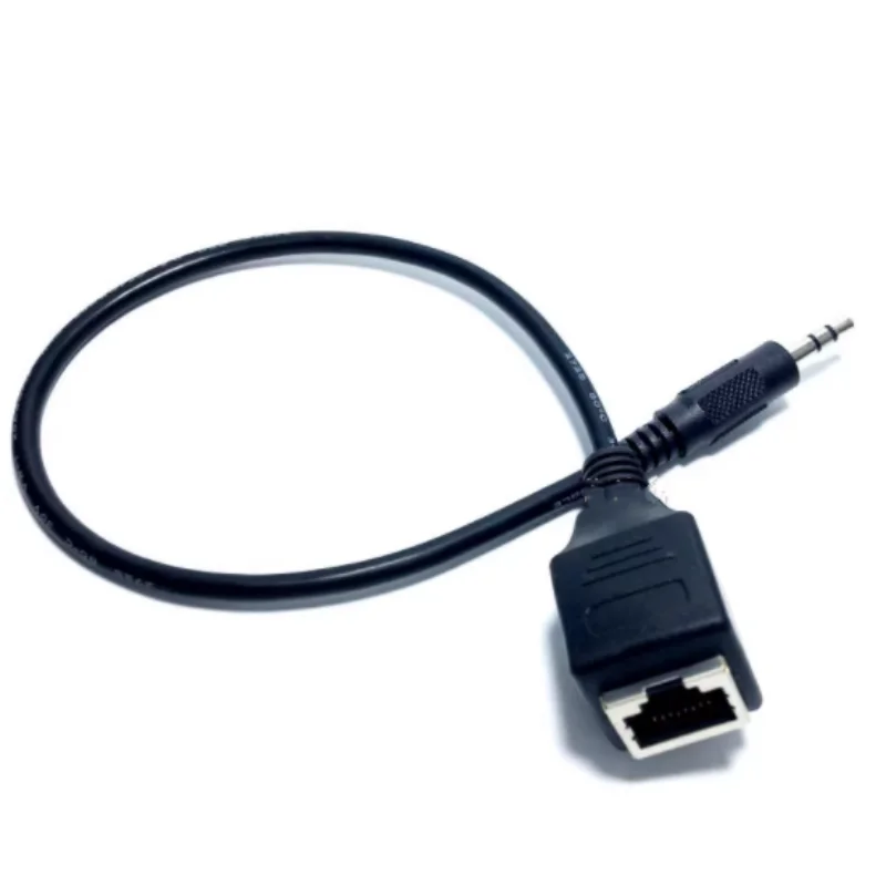 Touch Screen Patch Cord, Linha Serial, macho para RJ45 Feminino, 3,5 milímetros