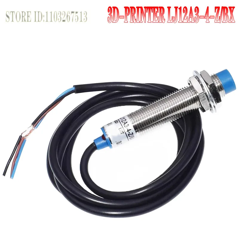 3D-Printer LJ12A3-4-Z/BX Inductive Proximity Sensor Detection Switch NPN DC6-36V 4mm normally open proximity switch