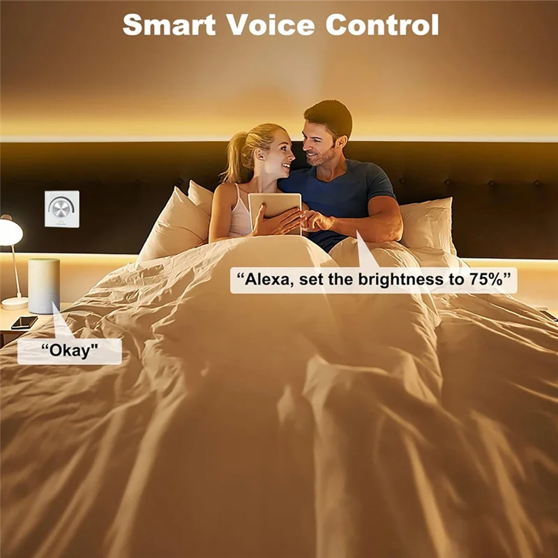 【Stock limité!】 Panneau rotatif en verre, contrôleur LED à tension constante, DC 12V 24V, variateur intelligent, WIFI, application TUYA, contrôle du Cloud