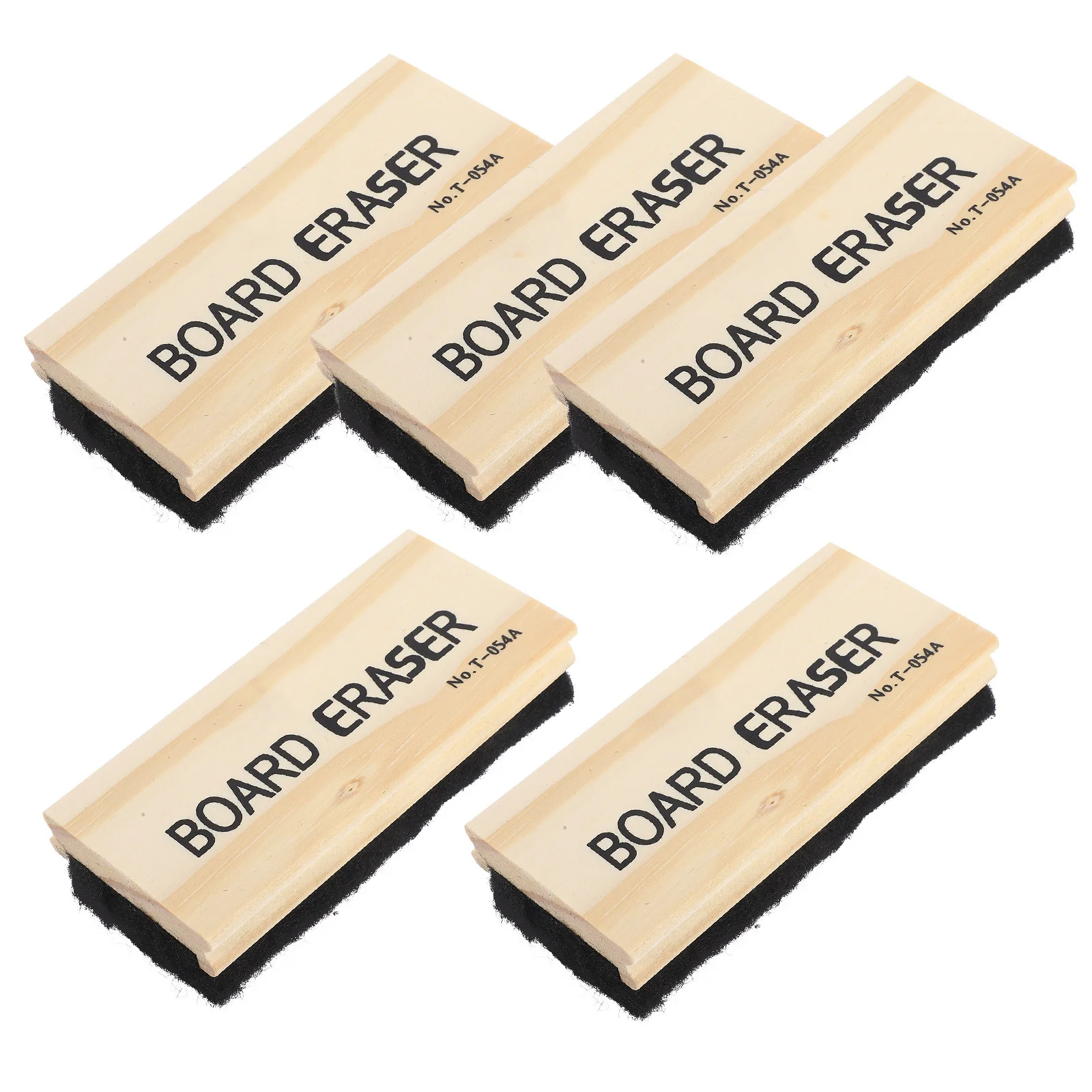

5 Pcs Erasers for Kids Wooden Blackboard Chalk Dry Mini Cleaner and Chalkboard Office