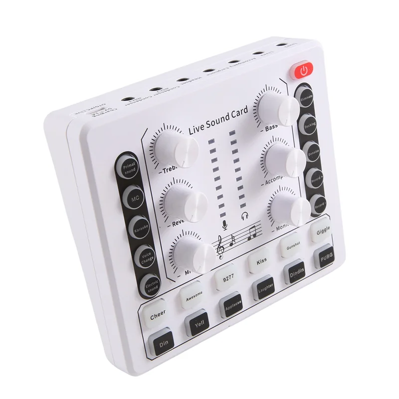 

Smart-1 PCS M8 Audio Interface Podcast Equipment Caster All In One Plastic Portable Podcast Production Studio With Premium Mic P