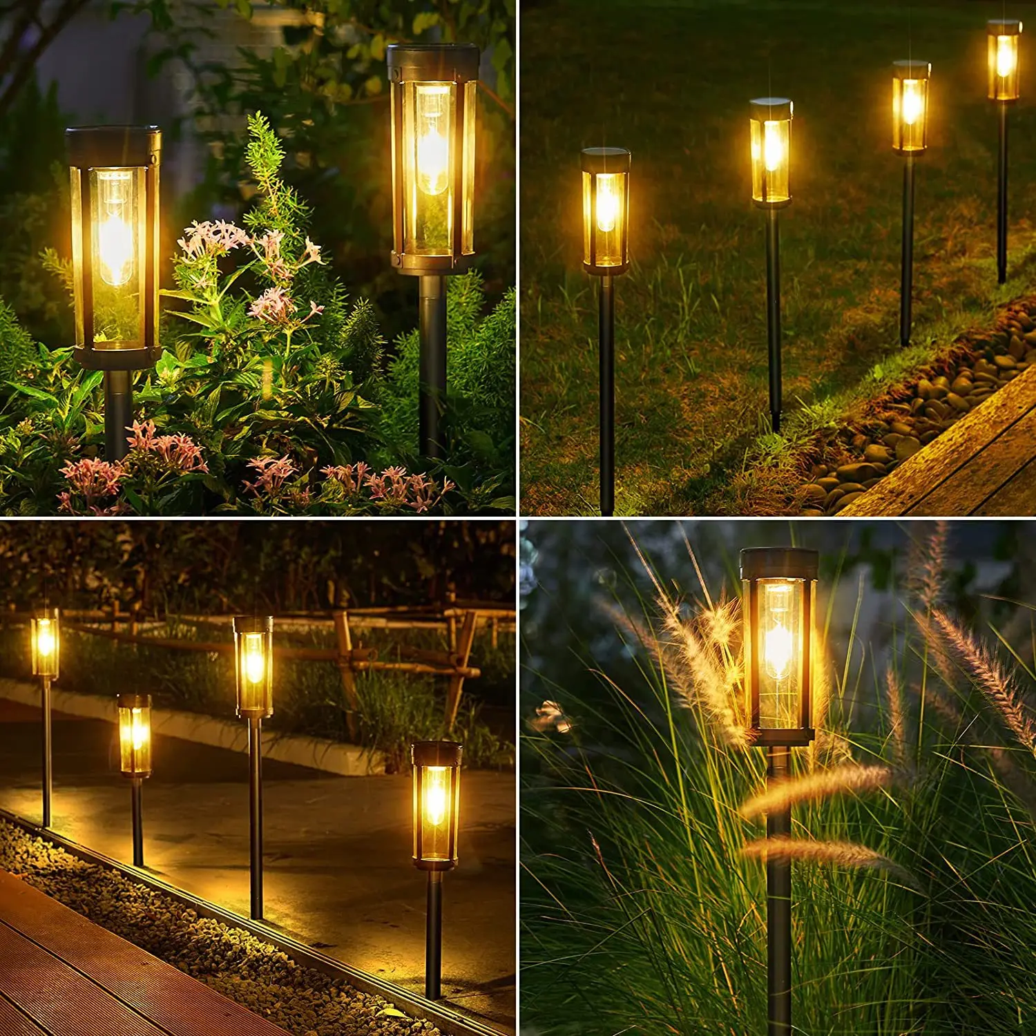 Solar Led Lights Outdoors Waterproof IP65 Lamp for Yard Lawn Patio Garland Landscape Garden Decorative Light