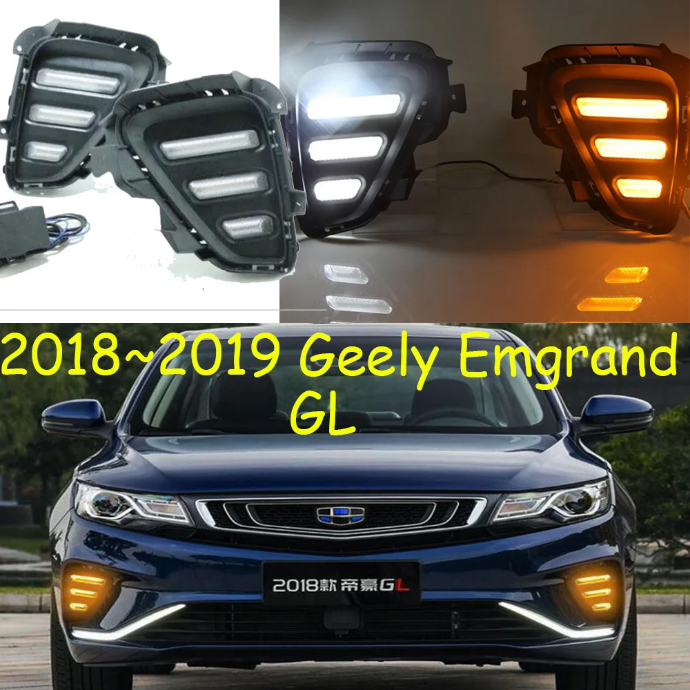 

Автомобильные аксессуары, головной фонарь Geely Emgrand GL, противотуманный фонарь 2018 ~ 2019y, светодиодный фонарь Geely Emgrand GL