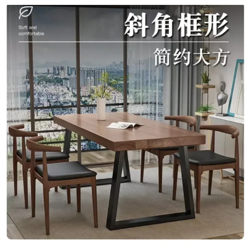Heavy-Duty Iron Metal Support Bracket, Table Leg Feet for Dining Coffee Desk DIY Furniture