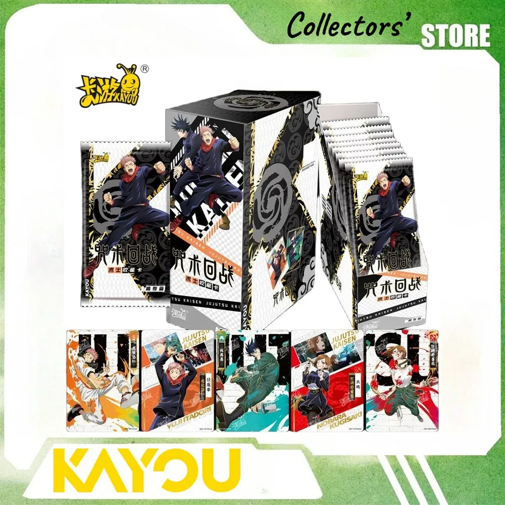KAYOU Official Jujutsu Kaisen Advanced Edition Warlock Card BP Full Set MR Gojo Satoru UR Anime Children's Toy Collection Gift