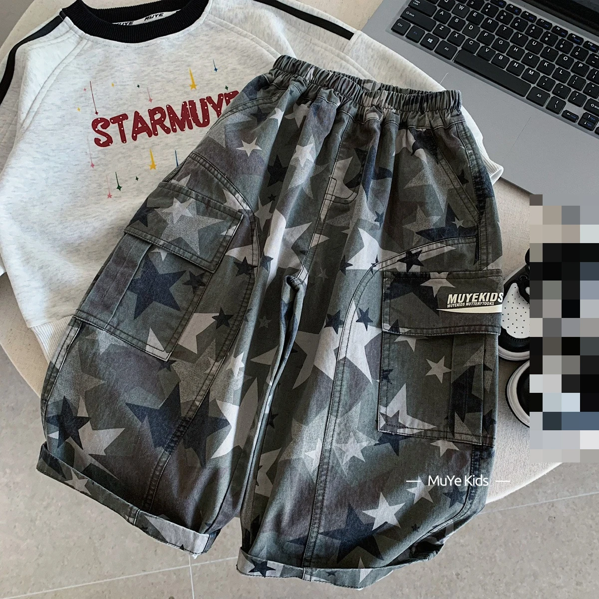 2026 Fall Kids Wear Suit Casual Pants Childrens Wear Boys Korean Fashion Long Pants Handsome Cargo Pants