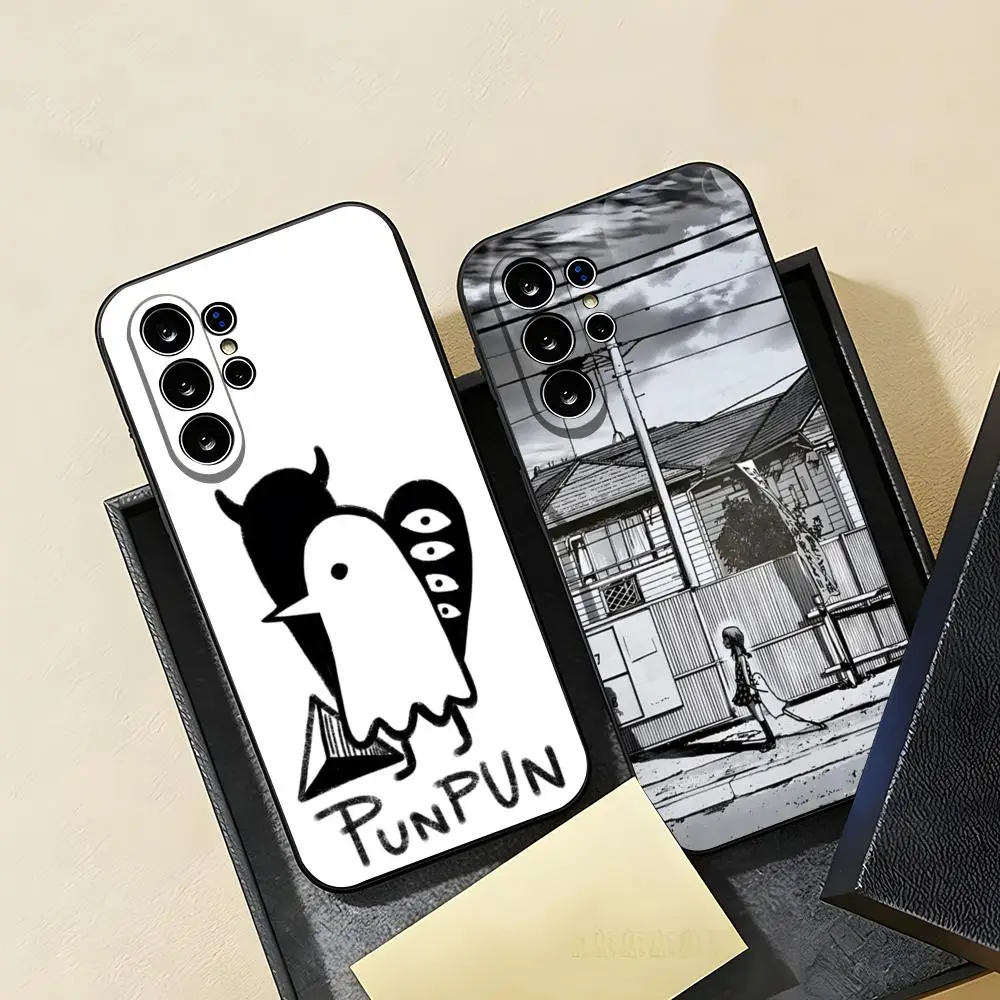 Goodnight Punpun Manga Phone Case For Samsung S26 S25 S24 FE S23 S22 S21 Plus S20 Ultra Note20Ultra Black Soft Shell