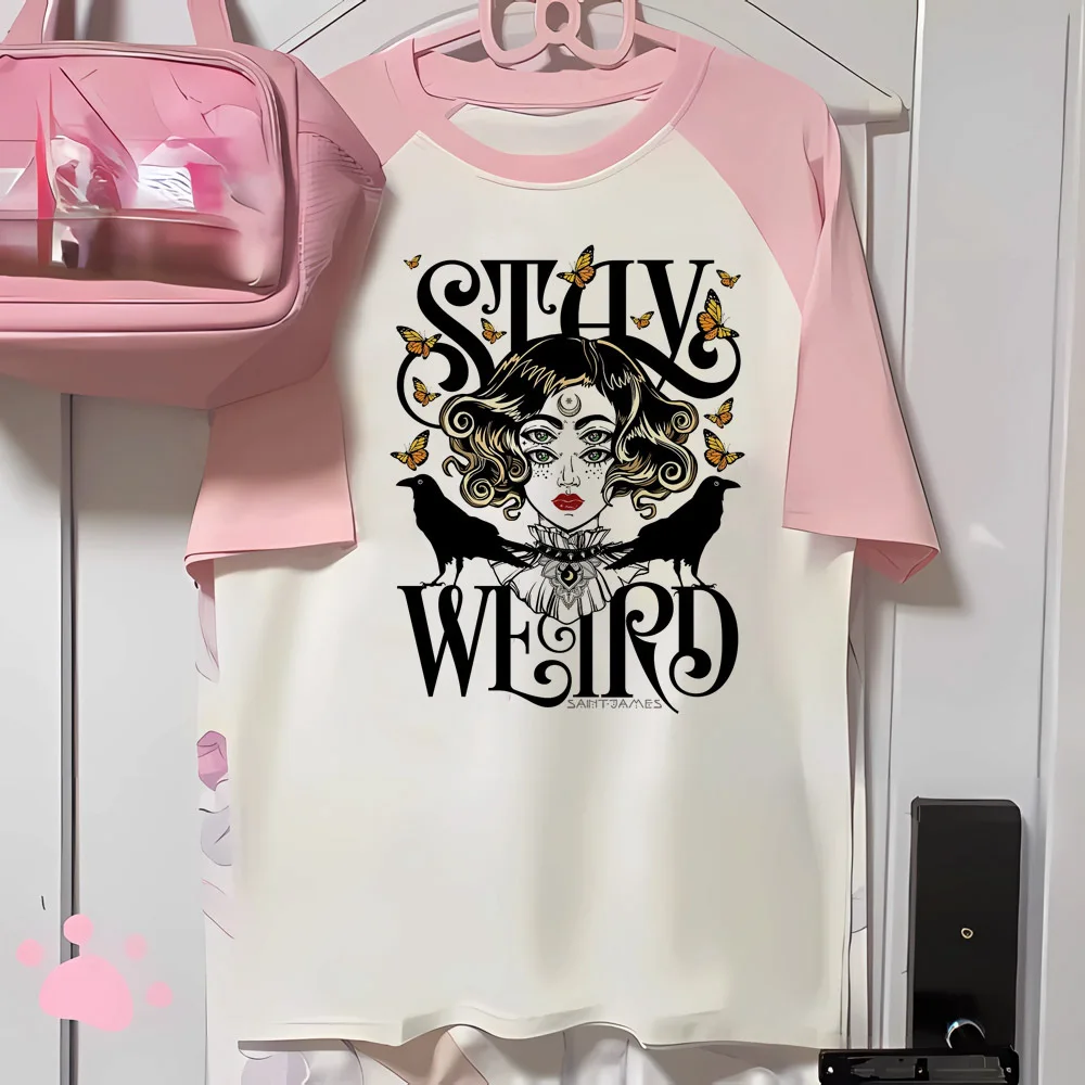 

Witch tshirt women active wear breathable manga Tee girl y2k 2000s clothes