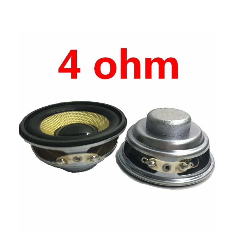 2 Inch 4 Ohm 3W 52mm Audio Speaker Full Frequency Multimedia Speaker DIY Mini Stereo Box Accessories